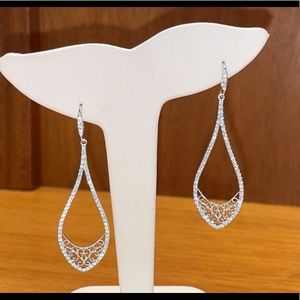Gabriel & Co cubic zirconia and sterling dangles